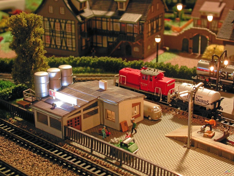 072 Reger Betrieb am eigenen Gleisanschluss.JPG - Reger Betrieb am eigenen Gleisanschluss